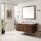 James Martin Vanities Amberly 60in Single Vanity, Mid-Century Walnut w/ 3 CM Carrara Marble Top 670-V60S-WLT-3CAR - alternate 6